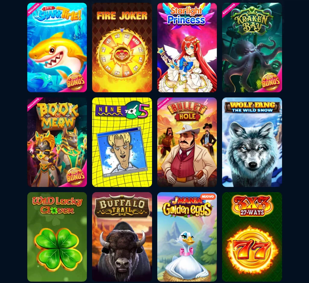 Slot di Playzilla su PC